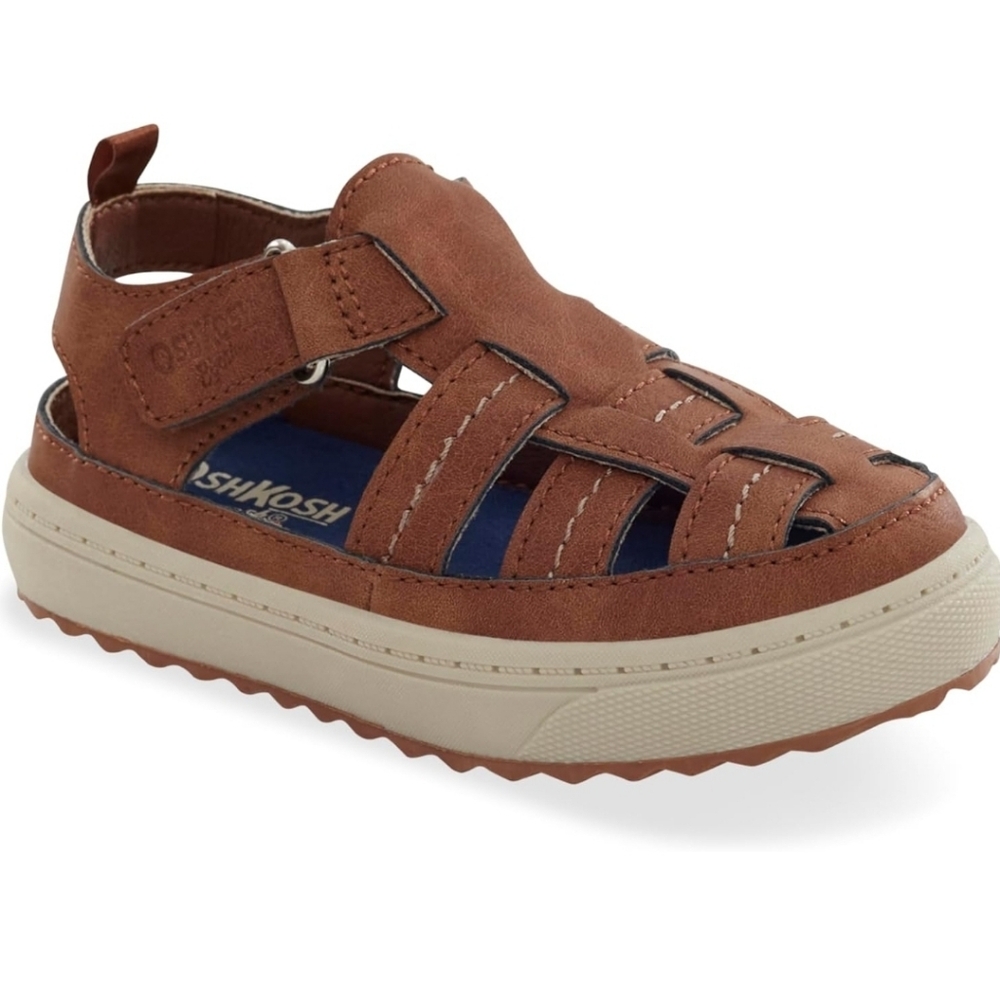 Oshkosh B'gosh Unisex Anchor Fisherman Everyday Casual Sandals, sz 10